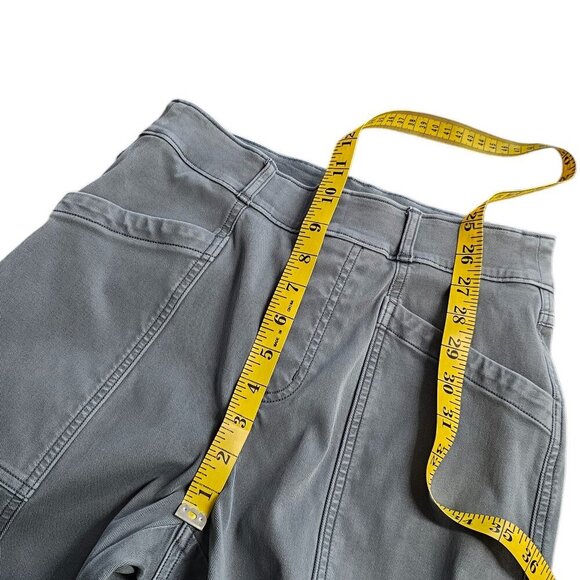 SPANX Stretch Twill Straight Leg Pant, Hazy Blue Gray, Shaping, Size Small - Picture 4 of 12